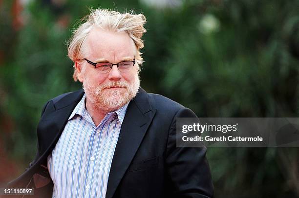 Actor Philip Seymour Hoffman attends "The Master" Premiere during The 69th Venice Film Festival at the Palazzo del Cinema on September 1, 2012 in...