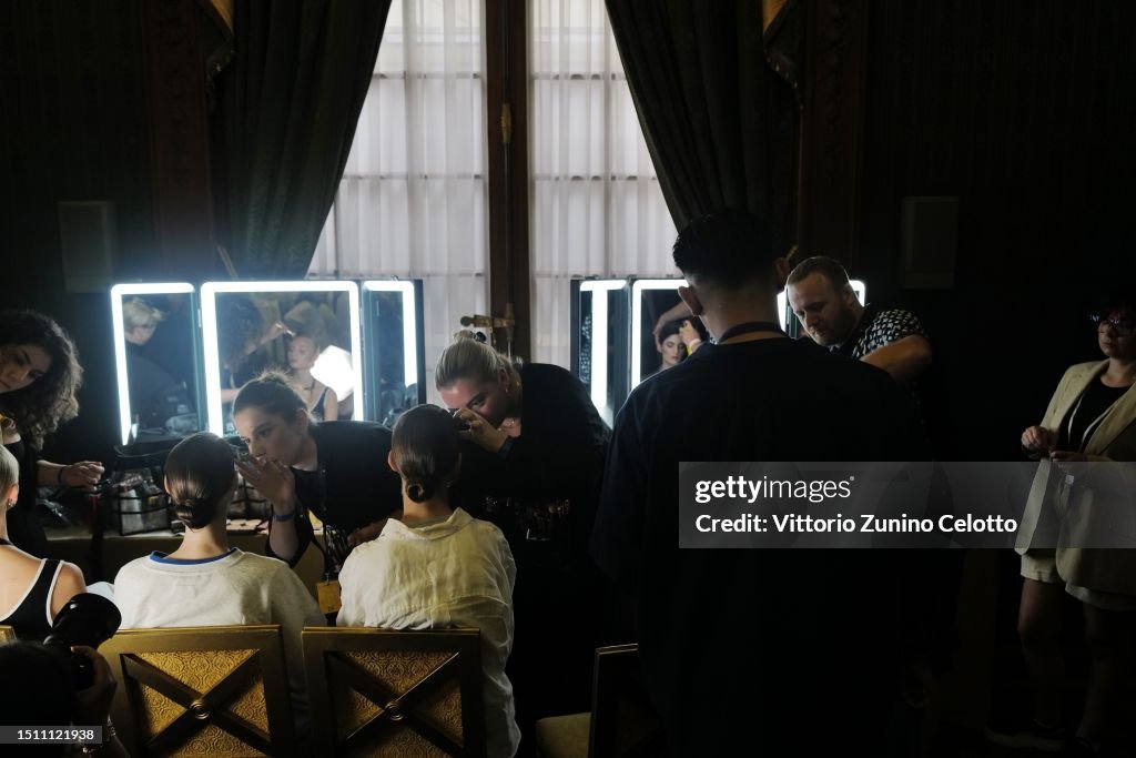 Tamara Ralph : Backstage - Paris Fashion Week - Haute Couture Fall/Winter 2023/2024