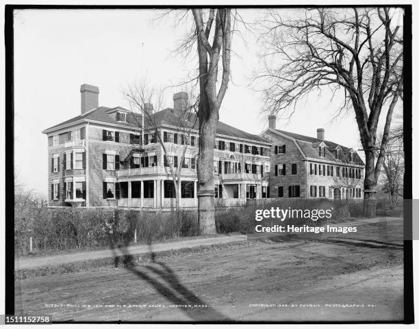 Phillip's Inn and old Harriet Beecher Stowe house, Andover, Mass., circa 1904. Creator: Unknown.