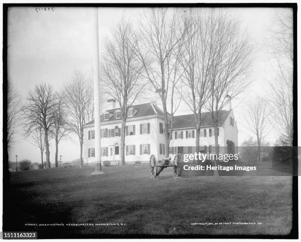 Washington's headquarters i.e. Ford Mansion, Morristown, N.J., circa 1901. Creator: Unknown.