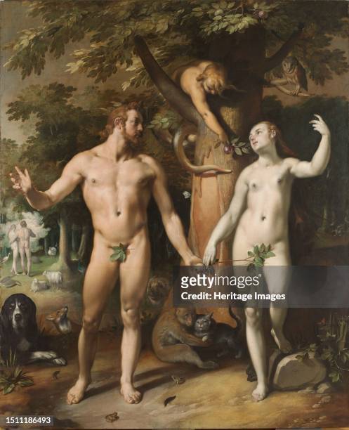 The Fall of Man, 1592. Creator: Cornelis Cornelisz van Haarlem.