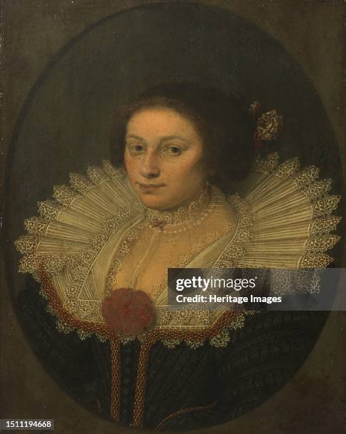 Portrait of Aertje Witsen , 1626. Other Title: Portrait of a Woman, Thought to be Maria van Reigersbergh , Wife of Hugo de Groot. Creator: David...
