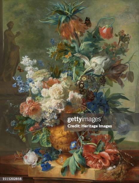 Still Life with Flowers, 1723. Other Title: Still Life with Flowers. Creator: Jan van Huysum.
