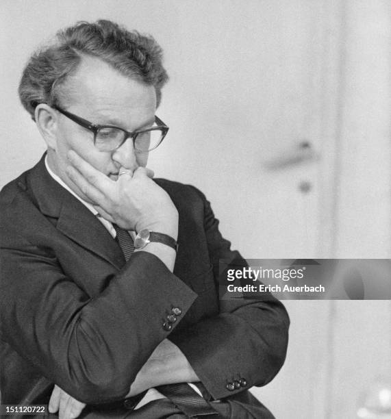 German opera director Wolfgang Wagner , at the Bayreuth Festival in Germany, 27th July 1963. The grandson of composer Richard Wagner, he is the...