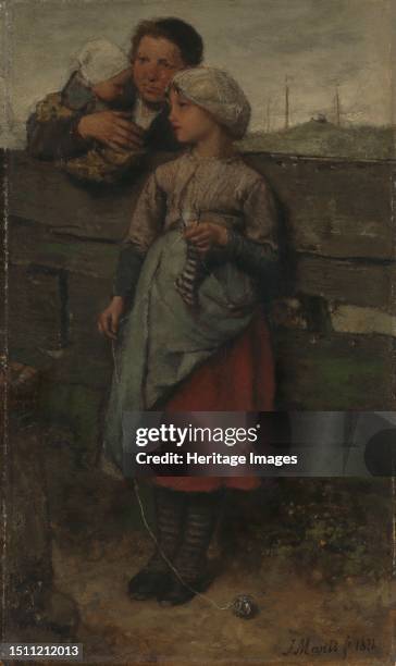 Villagers, 1872. Creator: Jacob Henricus Maris.