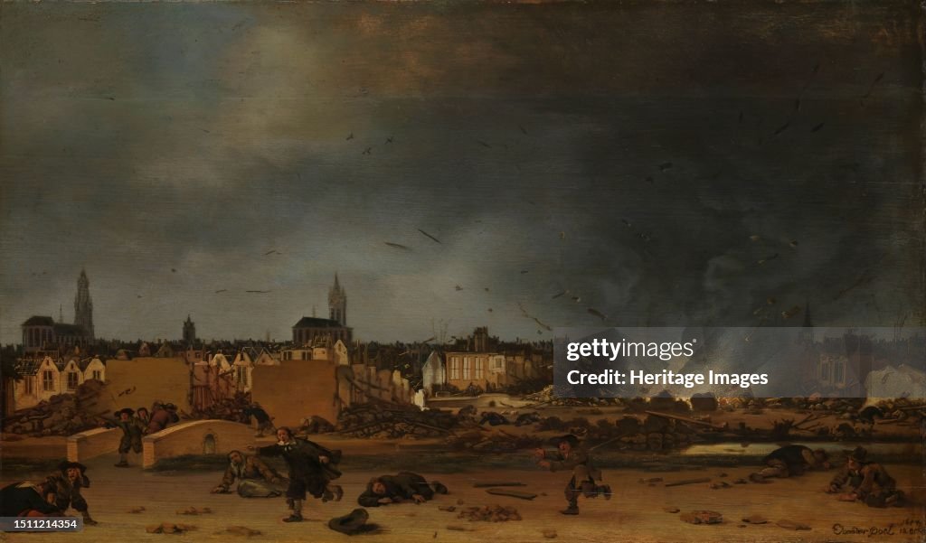 The Explosion Of The Powder Magazine In Delft