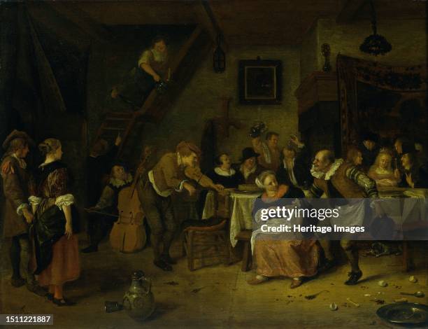 Peasant wedding, 1672. Creator: Jan Steen.