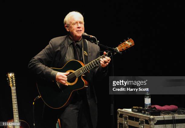 Bruce Cockburn performs on stage at The Junction on September 1, 2012 in Cambridge, United Kingdom.