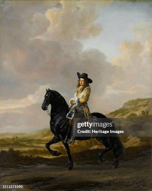 Pieter Schout on Horseback, 1660. Other Title: Portrait of Pieter Schout . Creator: Thomas de Keyser.