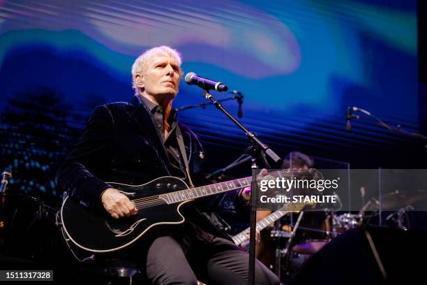 Michael Bolton performs on stage during Starlite Occident 2023 at Cantera de Nagüeles on June 30, 2023 in Malaga, Spain.