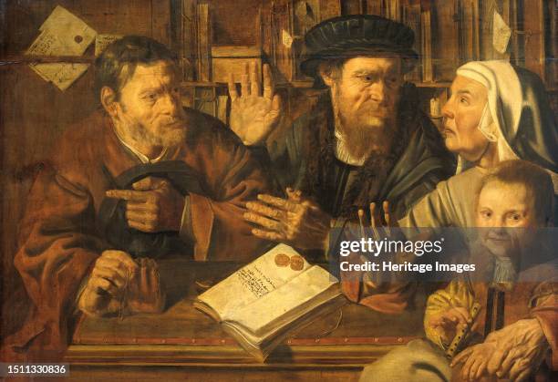 Office of the Notary , circa 1629. Creator: Jan Woutersz Stap. Office of the Notary , circa 1629. Other Title: "Office of the Notary ". Creator: Jan...