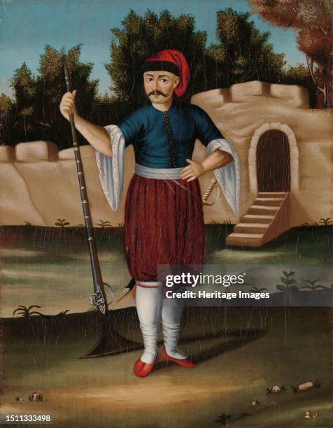 Man from the Albanian Coast, 1700-1737. Creator: Jean Baptiste Vanmour.