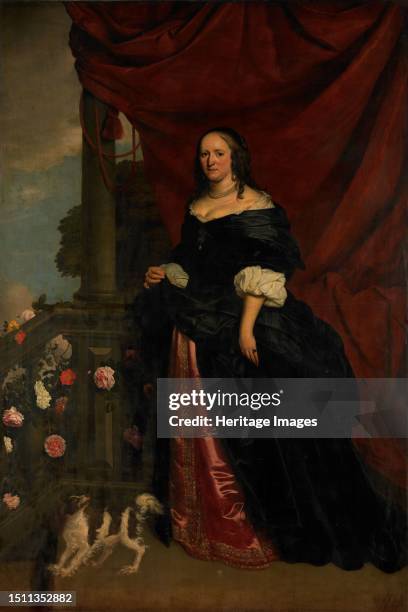 Portrait of a Woman, probably Sophia Anna van Pipenpoy , Countess of Schellart, 1659. Creator: Wybrand Simonsz. De Geest the Elder.