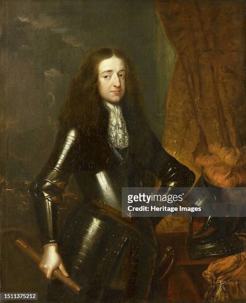 Portrait of Willem III , Prince of Orange and since 1689, King of England, 1670-1684. Creator: Gaspar Netscher.