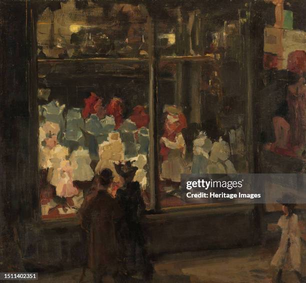 Shop Window, 1894. Creator: Isaac Lazerus Israels.