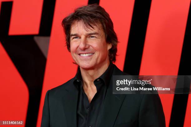 Tom Cruise attends the Australian premiere of "Mission: Impossible - Dead Reckoning Part One" on July 03, 2023 in Sydney, Australia.