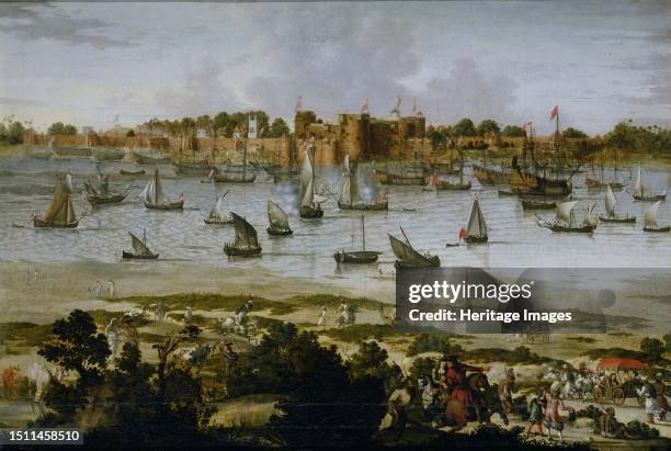 View of the Harbor of Surat , circa 1670. Creator: Anon.