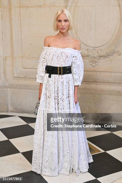 Olympia of Greece attends the Christian Dior Haute Couture Fall/Winter 2023/2024 show as part of Paris Fashion Week on July 03, 2023 in Paris, France.