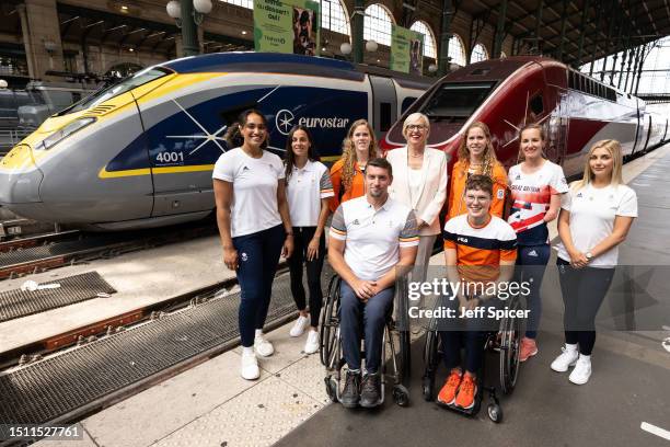 Celia Quansah, Camile Laus, Noortje Brouwer, Joachim Gerard, Gwendoline Cazenave, Bregje Brouwer, Bo Kramer, Claire Cashmore and Amber Rutter at Gare...