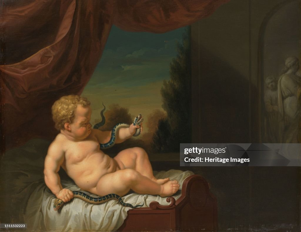 The Infant Hercules With A Serpent