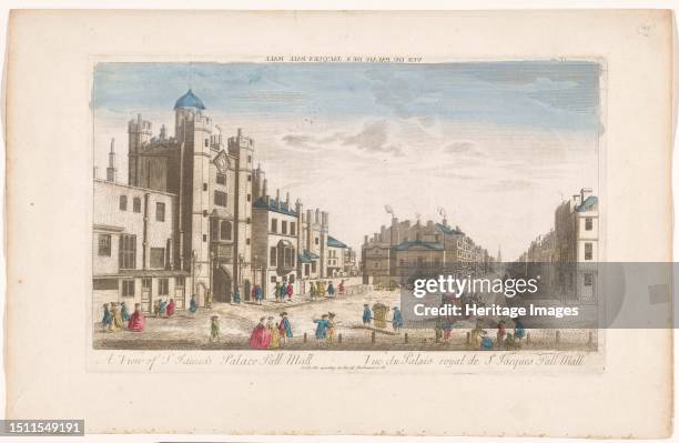 View of Saint James's Palace in London, 1753. Creator: Unknown.