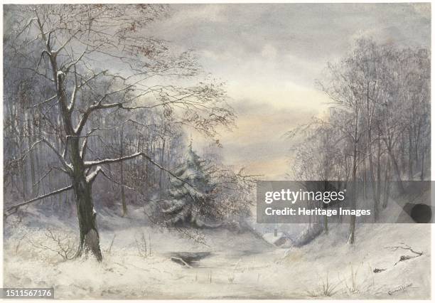 Winter landscape, 1888. Creator: Jan Daniel Cornelis Carel Willem.