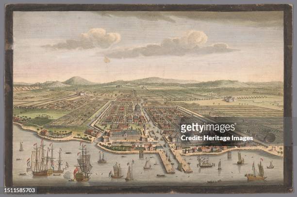 View of the city of Batavia, 1754. The city of Batavia in the island of Java and capital of all the Dutch factories & settlements in the East Indies....