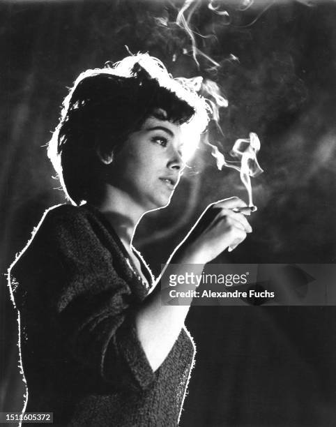 Actress Suzanne Pleshette during a scene of the film '40 Pounds of Trouble' at California, 1962.