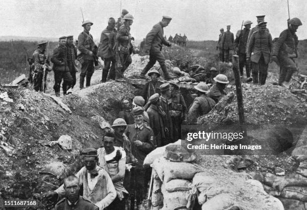 1916 Guerre 14-18 Somme photo prisonniers de guerre allemands 1916 Guerre 14-18 Somme photo prisonniers de guerre allemands