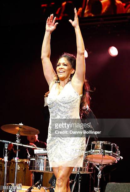 Musician Sheila E. Performs onstage during People En Espanol's Festival 2012 held at the Alamodome on September 2, 2012 in San Antonio, Texas.
