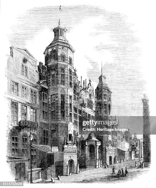 The Old Arsenal in Dantzic, 1857. The Great Armoury in Gdansk, Poland, designed by Antonis van Obberghen. 'Built in 1605, and renovated in 1834, is a...