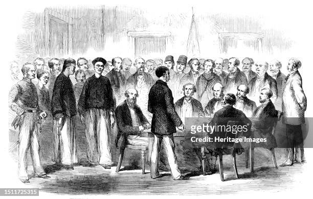 The War in China - Examination at the Police-Office, Victoria, Hong-Kong, of Esing, the Baker, upon the Charge of Poisoning, 1857. 'The Chinese in...