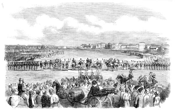 Execution at Bombay of a Mutinous Havildar of the Native Marines and Sepoy of the 10th Native Infantry, by Blowing from Guns on the Esplanade, in the...