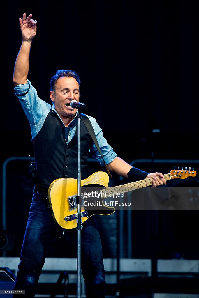 Bruce Springsteen And The E Street Band In Concert  - Philadelphia, PA