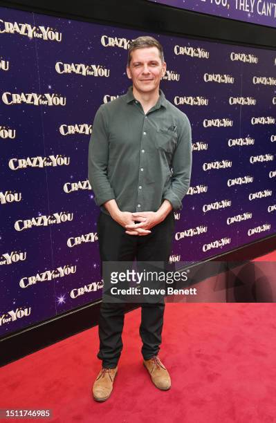 Nigel Harman attends the press night performance of "Crazy For You" at the Gillian Lynne Theatre on July 03, 2023 in London, England.