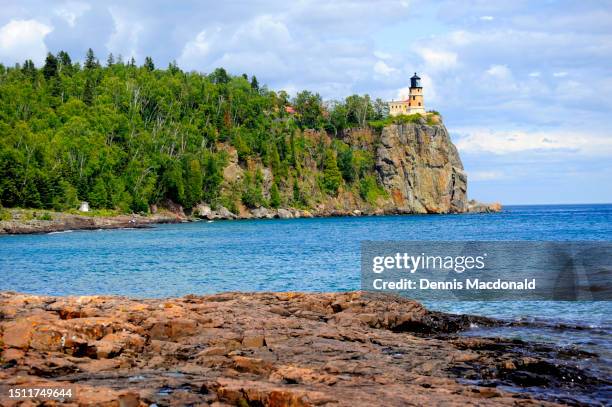 split rock lighthouse - duluth minnesota stock pictures, royalty-free photos & images