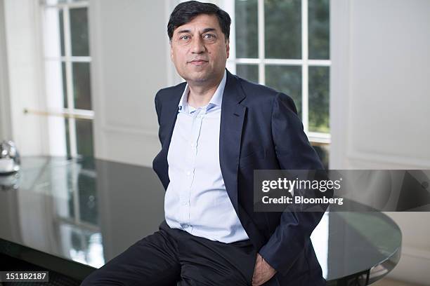Rakesh Kapoor, chief executive officer of Reckitt Benckiser Group Plc, poses for a photograph in London, U.K., on Monday, Sept. 3, 2012. Futura...