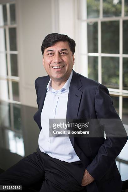 Rakesh Kapoor, chief executive officer of Reckitt Benckiser Group Plc, poses for a photograph in London, U.K., on Monday, Sept. 3, 2012. Futura...