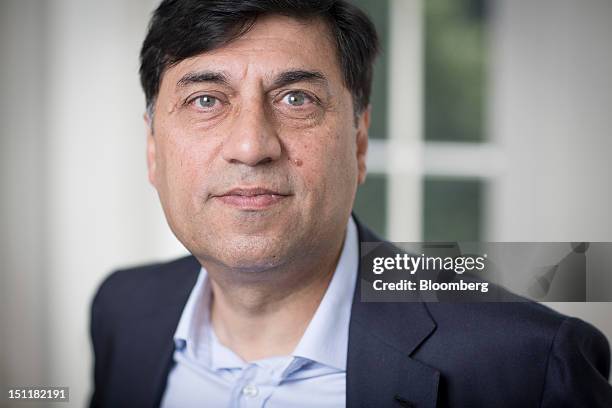 Rakesh Kapoor, chief executive officer of Reckitt Benckiser Group Plc, poses for a photograph in London, U.K., on Monday, Sept. 3, 2012. Futura...