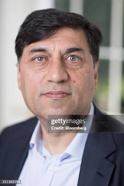 Rakesh Kapoor, chief executive officer of Reckitt Benckiser Group Plc, poses for a photograph in London, U.K., on Monday, Sept. 3, 2012. Futura...