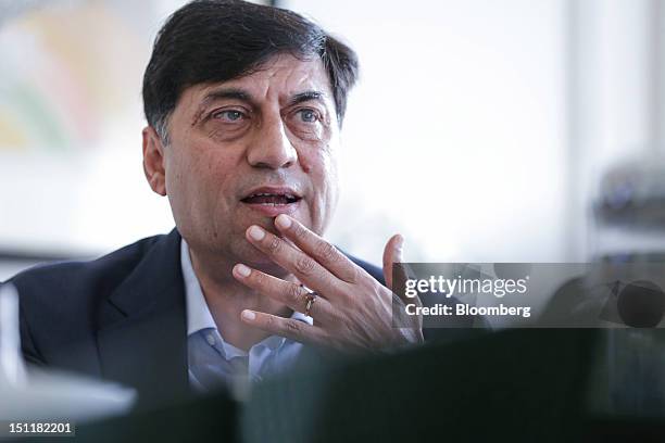 Rakesh Kapoor, chief executive officer of Reckitt Benckiser Group Plc, pauses during an interview in London, U.K., on Monday, Sept. 3, 2012. Futura...