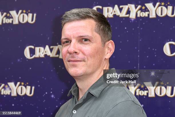 Nigel Harman arrives at Gillian Lynne Theatre on July 03, 2023 in London, England.