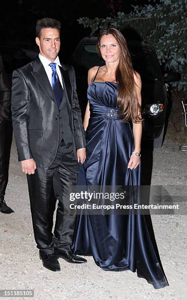 Yola Berrocal attends Tono Sanchis and Lorena Romero's wedding in Cercedilla on September 1, 2012 in Madrid, Spain.