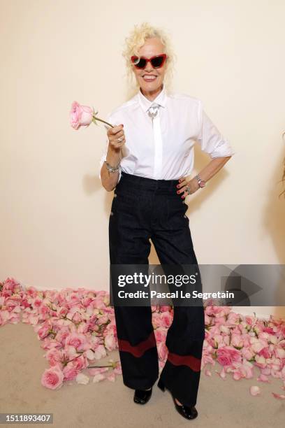 Ellen von Unwerth attends the Giambattista Valli Haute Couture Fall/Winter 2023/2024 show as part of Paris Fashion Week on July 03, 2023 in Paris,...