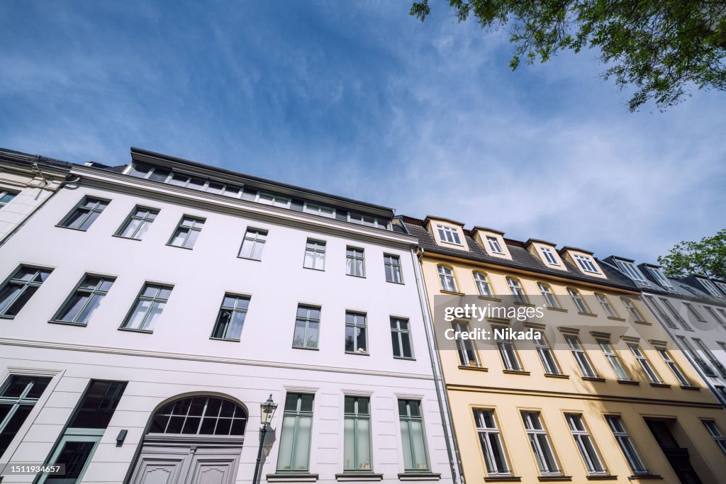 Residential houses in Berlin Mitte, Central Berlin, Germany