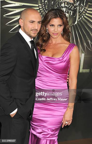 Charisma Carpenter arrives at "The Expendables 2" Los Angeles premiere at Grauman's Chinese Theatre on August 15, 2012 in Hollywood, California.