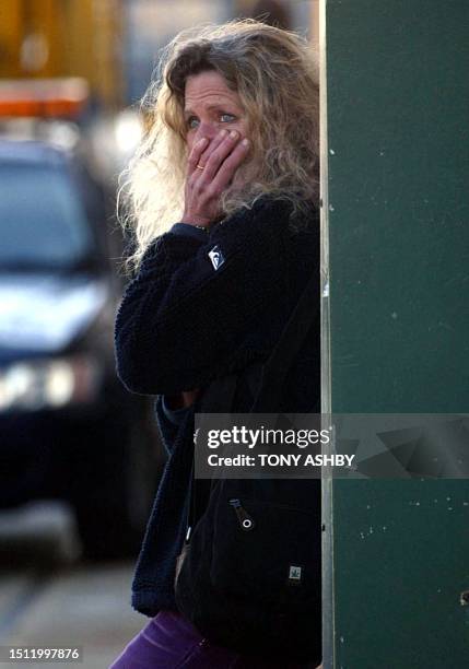 Elizabeth Noel-Smith, the wife of British rower Mike Noel-Smith, waits anxiously for the ship carrying her injured husband and fellow rower Rob...