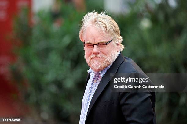 Actor Philip Seymour Hoffman attends "The Master" Premiere during The 69th Venice Film Festival at the Palazzo del Cinema on September 1, 2012 in...