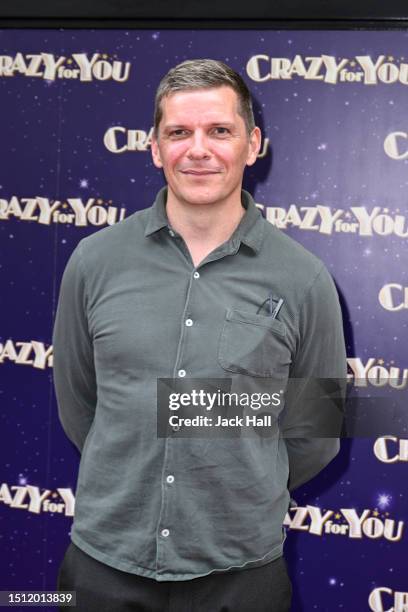 Nigel Harman attends the press night performance of "Crazy For You" at Gillian Lynne Theatre on July 03, 2023 in London, England.