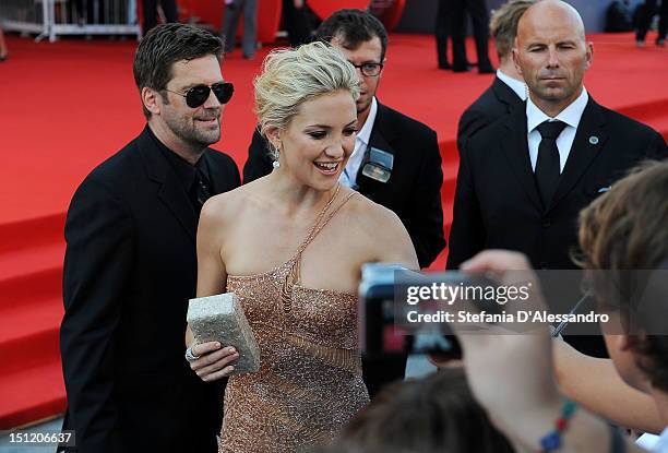 Actress Kate Hudson attends 'The Reluctant Fundamentalist' Premiere And Opening Ceremony during the 69th Venice International Film Festival at...